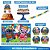 Kit festa Junino Stitch Decoração Junina Arraia 33pçs+ Balão - Imagem 8