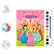 Livro para colorir Princesas Aquarela mais divertido desenho - Imagem 1