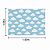 Painel TNT Festa Baby Decoração Nuvens Azul 1,40x1m - Imagem 3