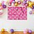 Painel TNT Festa Rosa Bolinhas brancas Decoração 1,40x1m - Imagem 4