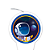 Vela Plana Decoração Astronauta Festa Espaço Pavio Magico - Imagem 2