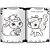 Livro 365 Atividades Princesas Fadas desenhos para colorir - Imagem 2