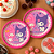 8 Pratos Redondo Decoração My Melody E Kuromi Festa Anive - Imagem 3