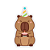 Painel parede Festa Capivara Bolinho decoração aniversário - Imagem 1