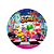 8 Pratos Temáticos 18cm Decoração Stumble Guys Festa - Imagem 2