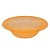10 Pratos Fundo Cumbuca Laranja Neon Descartáveis 15cm Festa - Imagem 1
