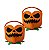 Caixa Baldinho Decoração Abobora Festa Halloween 12cm Eva - Imagem 1