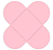 50 Mini Forminhas Para Doces Festa Cor Rosa Claro Decoração - Imagem 1