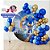 Kit 100 Balões Sonic Dourado azul Bexiga Festas Aniversários - Imagem 1