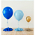 Kit 100 Balões Sonic Dourado azul Bexiga Festas Aniversários - Imagem 3