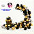 Kit 150 Balões Festa Preto+Prata+dourado Balão aniversário - Imagem 2