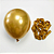 Kit 150 Balões Branco +Dourado N5, 7, 9 Balão festas bexigas - Imagem 6
