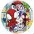 8 Pratos Temáticos 18cm Decoração Spidey Festa Anivesario - Imagem 3