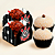 Kit forminhas 140 uni para doces festa Corinthians Decoração - Imagem 1
