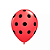 Bexigas Balão N11 Decoração Ladybug Bolinhas Pretas 25/200 - Imagem 9