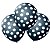 Bexigas Balão N9 Decoração Preto com Bolinhas brancas 25/200 - Imagem 9
