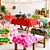 Toalha Mesa TNT Decoração aniversário Temática festa 1,40m - Imagem 1