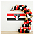 Kit festa São Paulo Decoração Aniversário Painel+150 balão - Imagem 3
