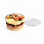 Cake Box Redonda c/tampa 375ML Acríico Bolo doces Tortas - Imagem 2