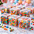 10 Caixinhas Acrílica 3x3cm decoração festa lembrancinhas - Imagem 1