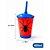 Copo Plástico Tampa e Canudo Aranha festa 400ml decoração - Imagem 2
