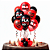 20 Bexigas Balão Festa Decoração Flamengo Aniversario 8 Plgd - Imagem 5