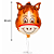 Balão Metalizado Decoração fazendinha Festa cabeça Cavalo 45cm - Imagem 3
