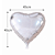 Balão Metalizado Decoração Festa Coração Prata18" Aniversari - Imagem 6