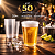 50 Copos Descartáveis Transparente Copo chop Festa 330ML - Imagem 2