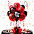 Kit festa Flamengo Decoração Aniversá Toalha + Painel +Balão - Imagem 9