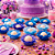 25 Forminhas Para Doces Finos Decoração Liz Tons Azul Festa - Imagem 5