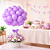 50 Balão Bexigas N5 Festa Liso Lilás Decoração Aniversário - Imagem 3