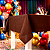 Toalha de mesa TNT festa Marrom decoração eventos 2x1m - Imagem 4