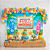 Kit festa Stitch Decoração Aloha Aniversário Painel +Toalha - Imagem 8