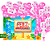 Kit festa Stitch Decoração Aloha Aniversário Painel +Balão - Imagem 1