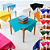 10 kit Toalha Mesa quadrada Decoração Festa Eventos Aniver - Imagem 1