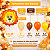 Kit 152 Arco descontruído balão Safari Decoração Festa cor - Imagem 8