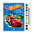 Livro Para Colorir Hot Wheels Aquarela Decoração Veículos - Imagem 3