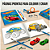 Livro Para Colorir Hot Wheels Aquarela Decoração Veículos - Imagem 5