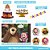 Kit Festa Decoração Aniversário Masha E O Urso 33pçs EVA - Imagem 8
