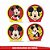 Kit Festa Decoração Aniversário Mickey 33pçs EVA Econômico - Imagem 2