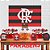 Kit Festa Decoração Aniversário Flamengo 33pçs EVA Novo - Imagem 1