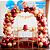 KIT Balão Arco descontruído decoração Marsala Festa 150pçs - Imagem 7