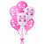 Kit festa Stitch Rosa Decoração Aniver Painel +Balão +Toalha - Imagem 4