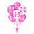 Kit festa Stitch Rosa Decoração Painel TNT + Balão Completo - Imagem 7