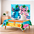 Kit festa Stitch Rosa Decoração Aniver Painel +Toalha Aloha - Imagem 1