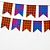 Rolo TNT Decoração Junina Festa Bandeirinhas 33cm x 25m - Imagem 1