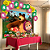 Kit Festa Masha e o Urso Decoração aniv Toalha+Balões+Painel - Imagem 1