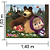 Kit Festa Masha e o Urso Decoração aniv Toalha+Balões+Painel - Imagem 6