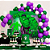Kit Festa Hulk Decoração Aniversário Painel + 150 Balões - Imagem 1